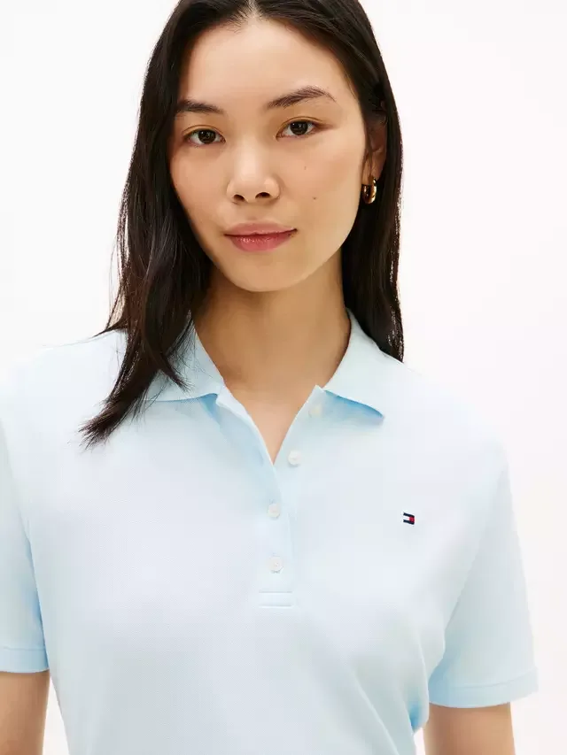 Поло-рубашка с логотипом 1985 года, цвет Keepsake Blue Tommy Hilfiger — фото 4