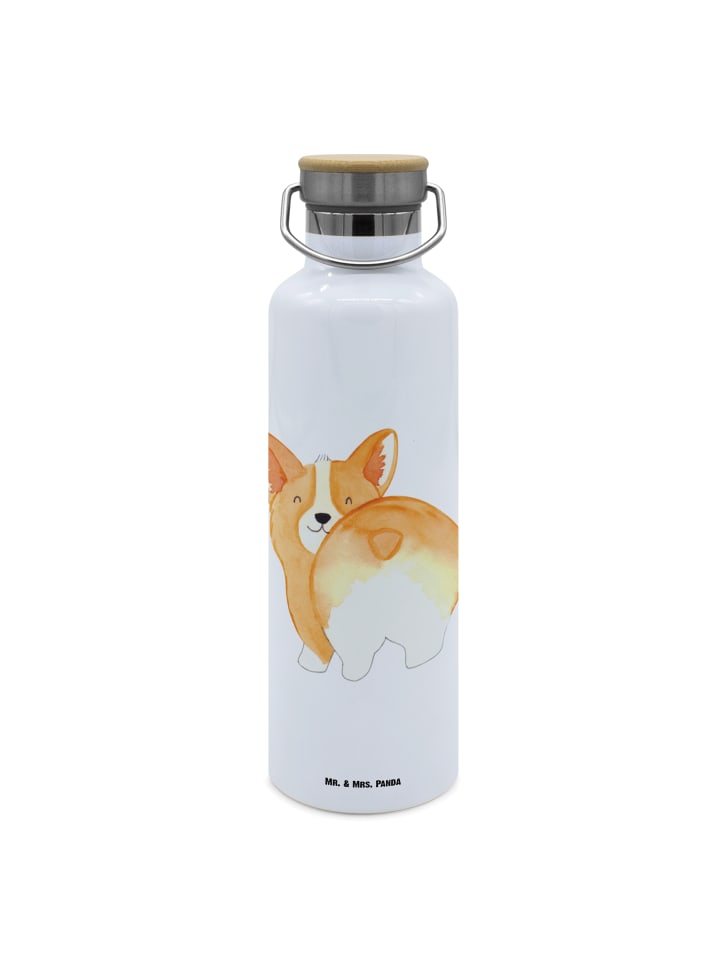 

Mr. & Mrs. Panda Бутылка Fahrradklingel Mops Verliebt ohne Spruch in Weiß