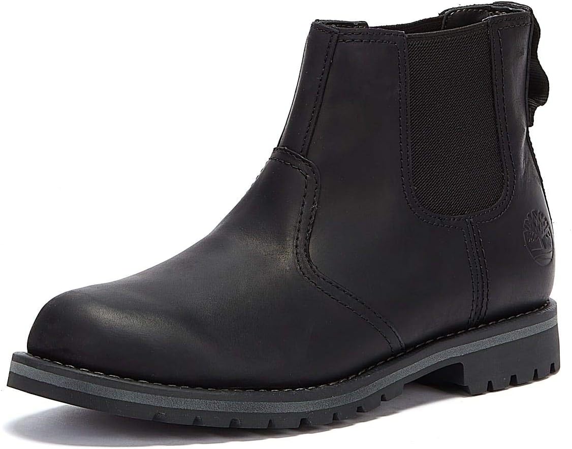 

Timberland мужские ботинки челси Larchmont II, Black Black Full Grain
