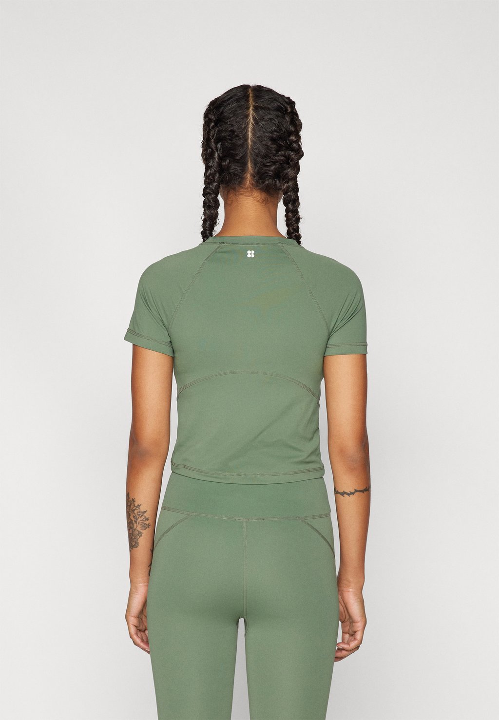 

Спортивная футболка ALL DAY ACTIVE CROPPED Sweaty Betty, зеленый