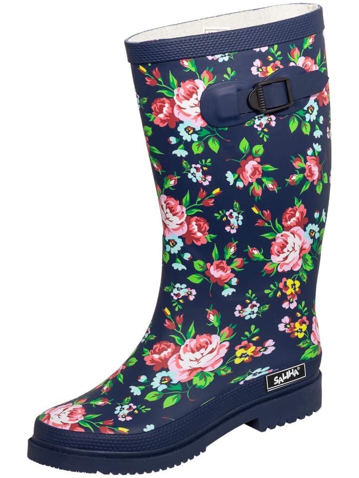Резиновые сапоги Bockstiegel Regenstiefel Julia, цвет dunkelblau/multi — фото 3