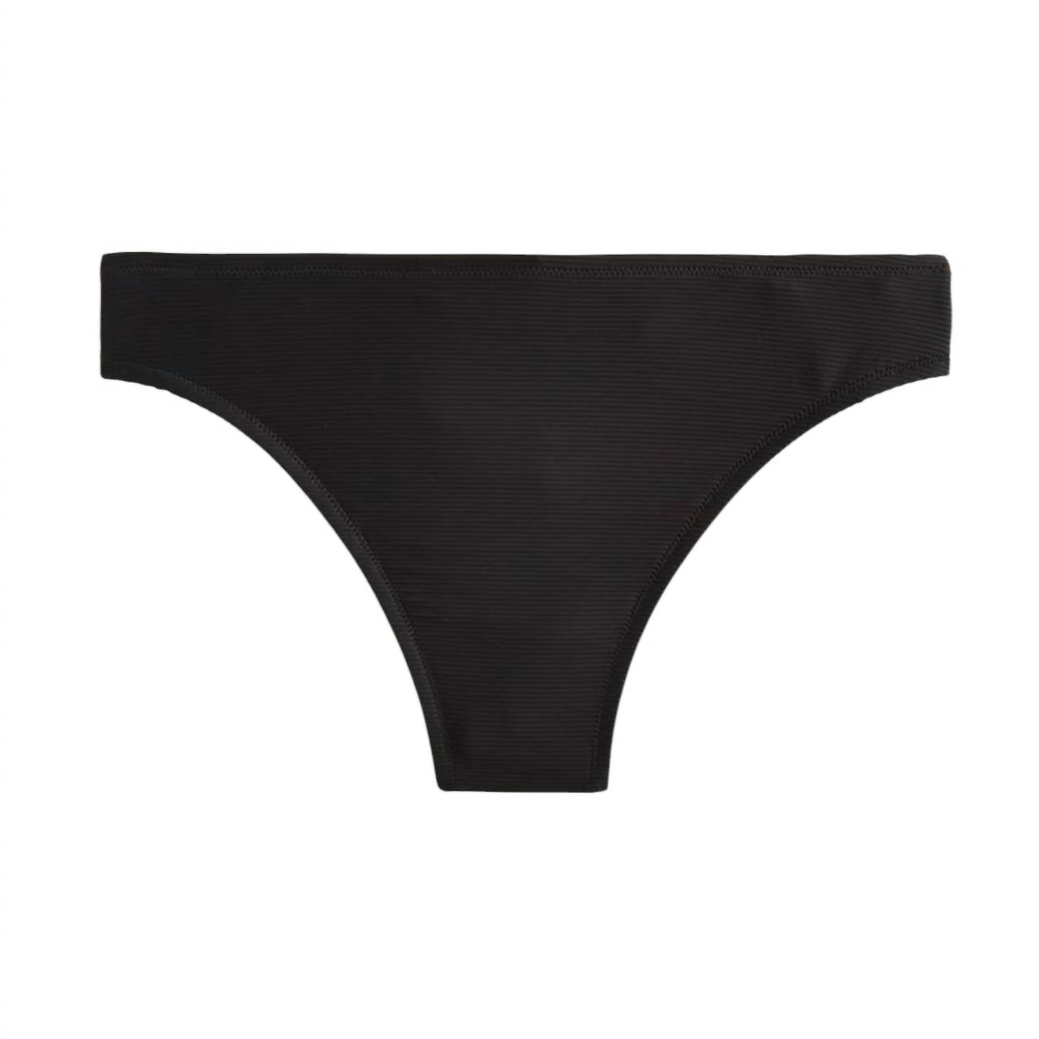 

Ребристые плавки бикини с высокой посадкой черного цвета J.Crew