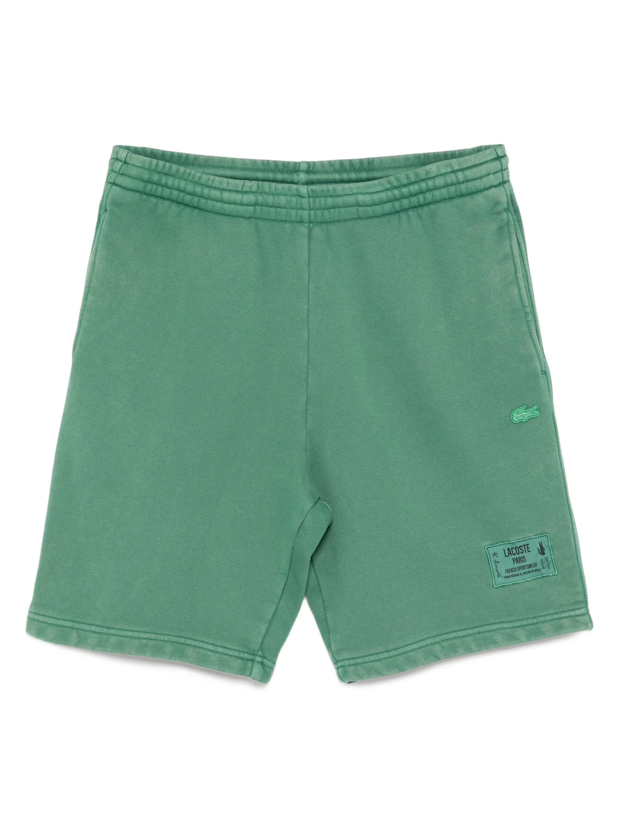 

Хлопковые шорты Lacoste, зеленый