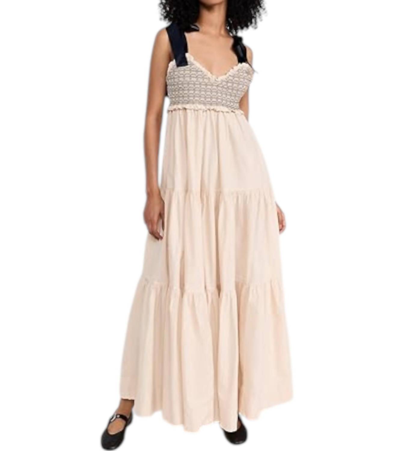 

Платье-макси Bluebell Solid в цвете Vacation Sand Free People