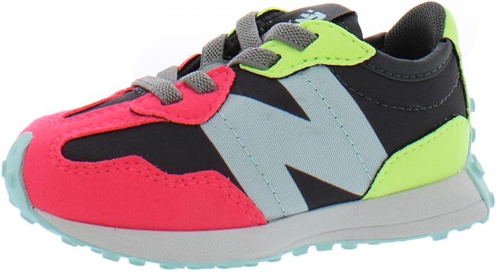 

Кроссовки New Balance Kids 237 V1 на шнуровке, черный/зеленый/розовый/голубой/светло-голубой