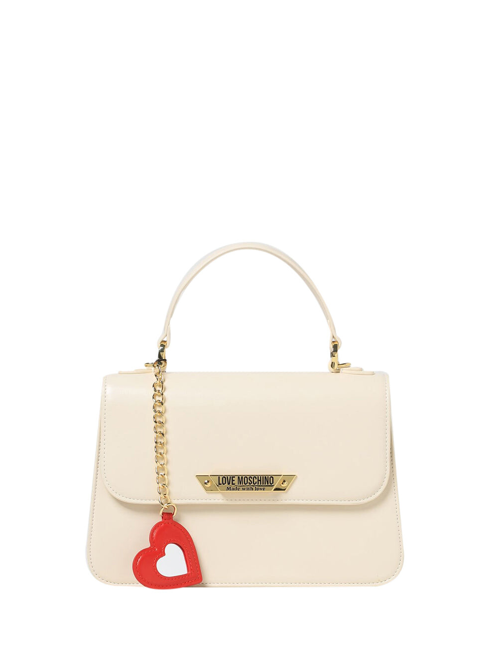 

Женская сумочка цвета слоновой кости Moschino