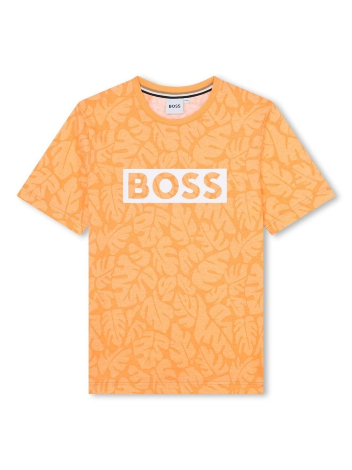 

Футболка с принтом BOSS Kidswear, оранжевый