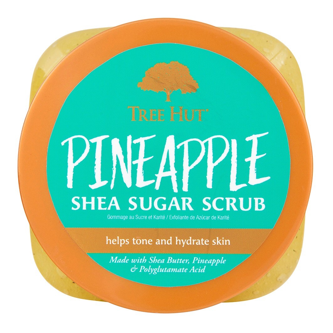 Скраб для тела pineapple shea sugar scrub Tree Hut, вес 510 гр. — фото 3