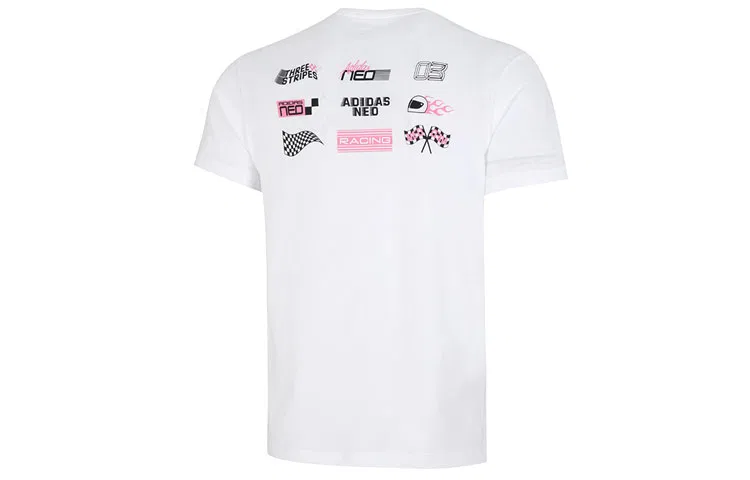 Футболка Adidas Neo белая — фото 4