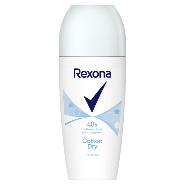 

Шариковый антиперспирант для женщин, 50 мл Rexona Cotton