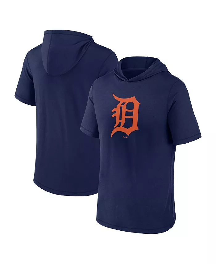 

Мужская синяя толстовка с коротким рукавом Detroit Tigers Fanatics