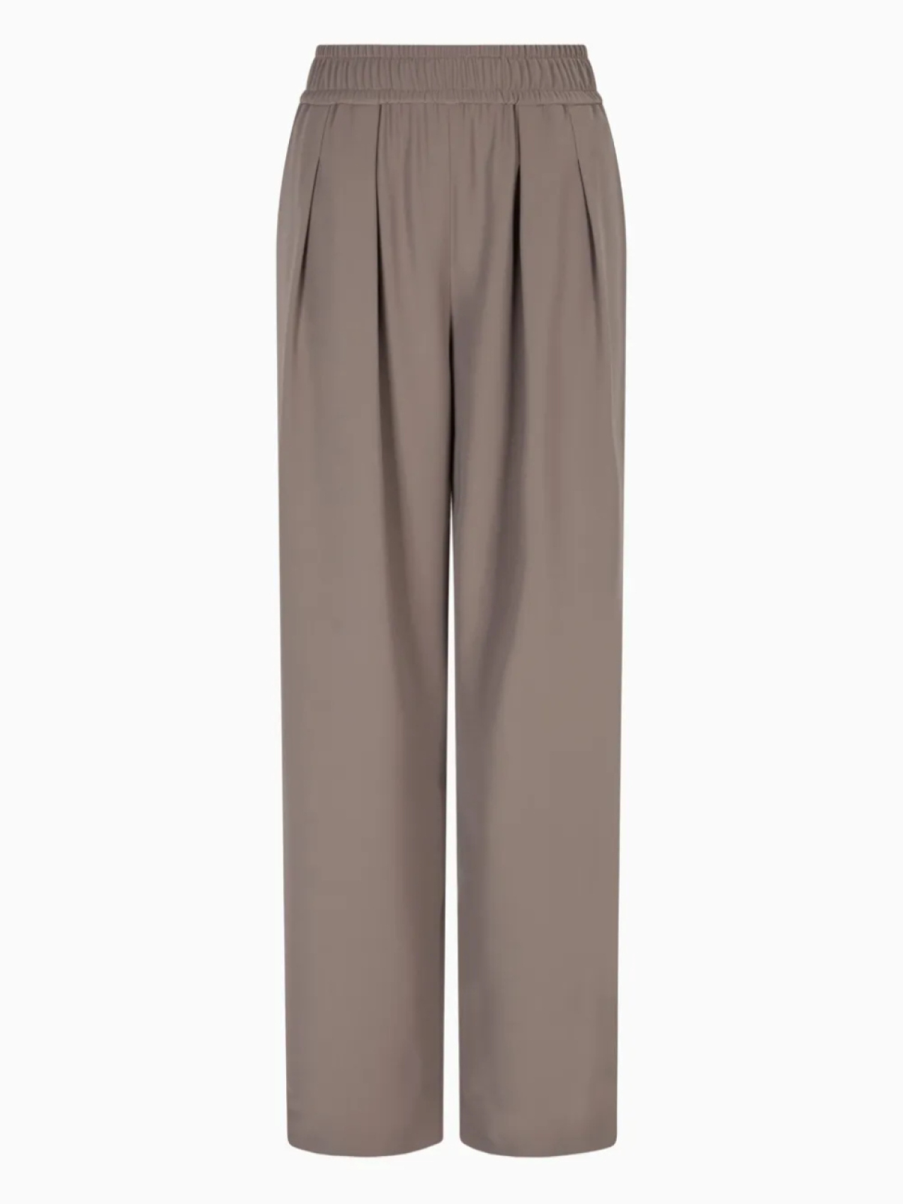 

Emporio Armani брюки с эластичным поясом и складками, нейтральный