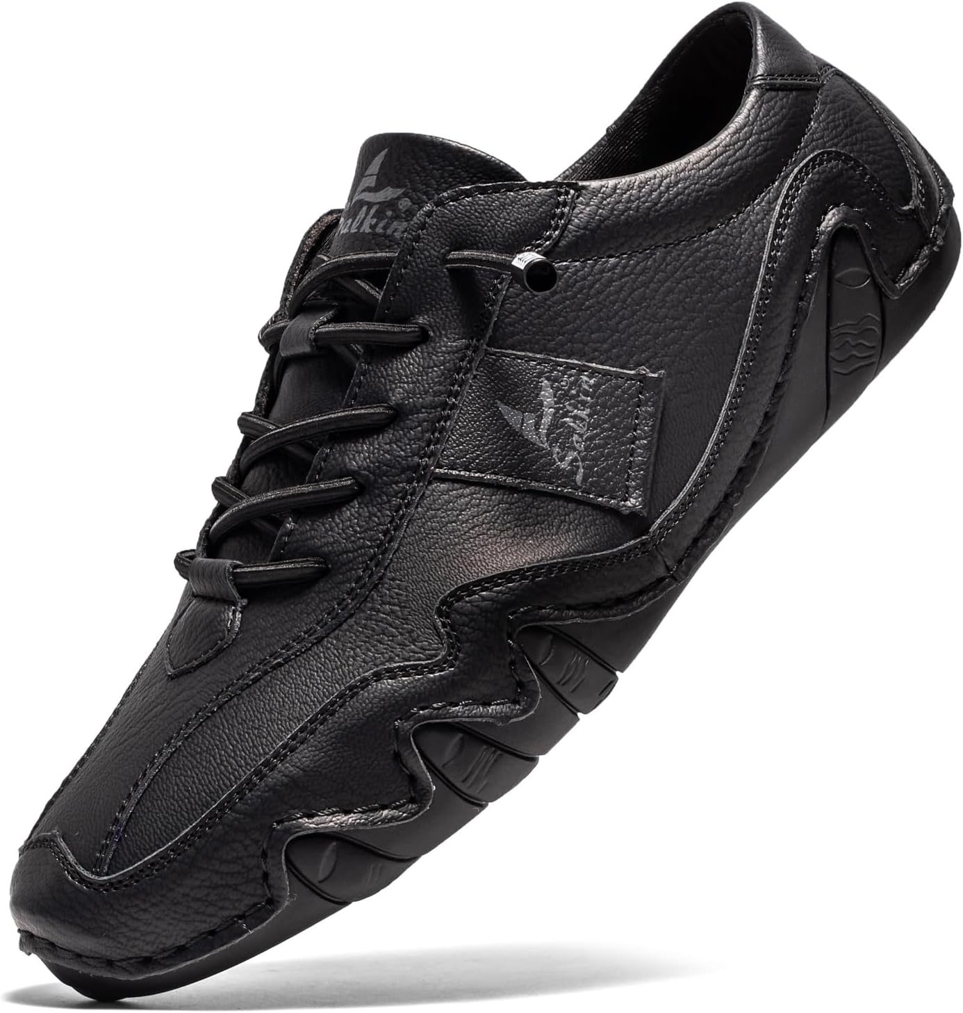 

Мужские обувь для вождения и прогулок, легкие повседневные слипоны, комфортные дышащие кроссовки Abborora, черный