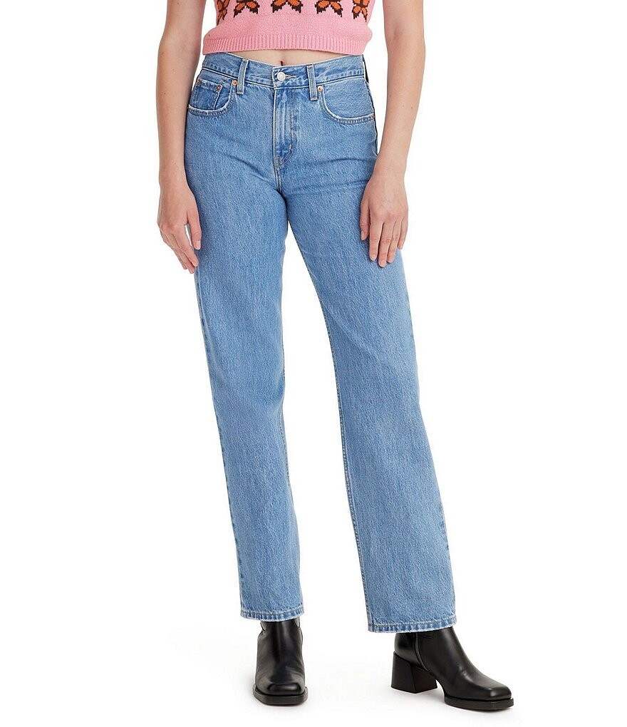 

Прямые джинсы Levi's Low Pro со средней посадкой, синий
