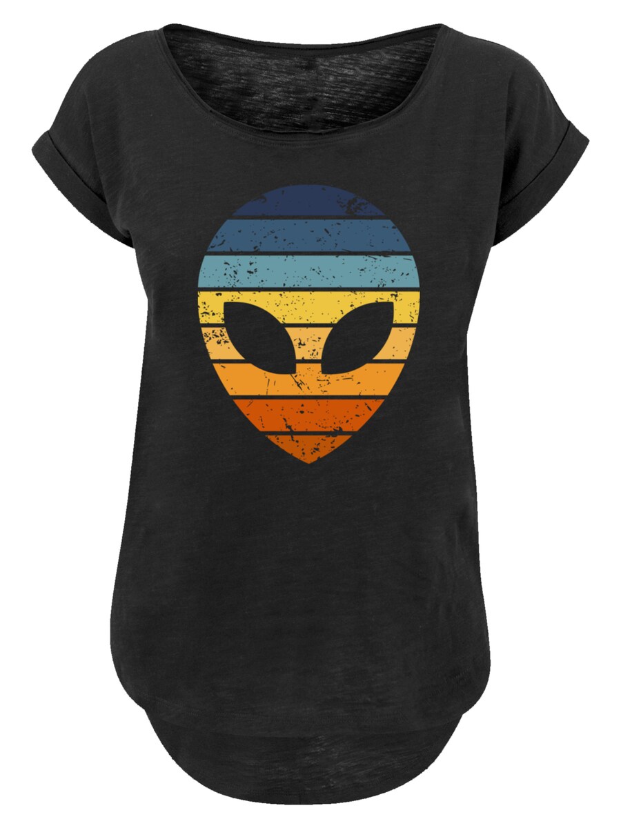 

Рубашка F4NT4STIC Alien Sonnenuntergang Retro, черный