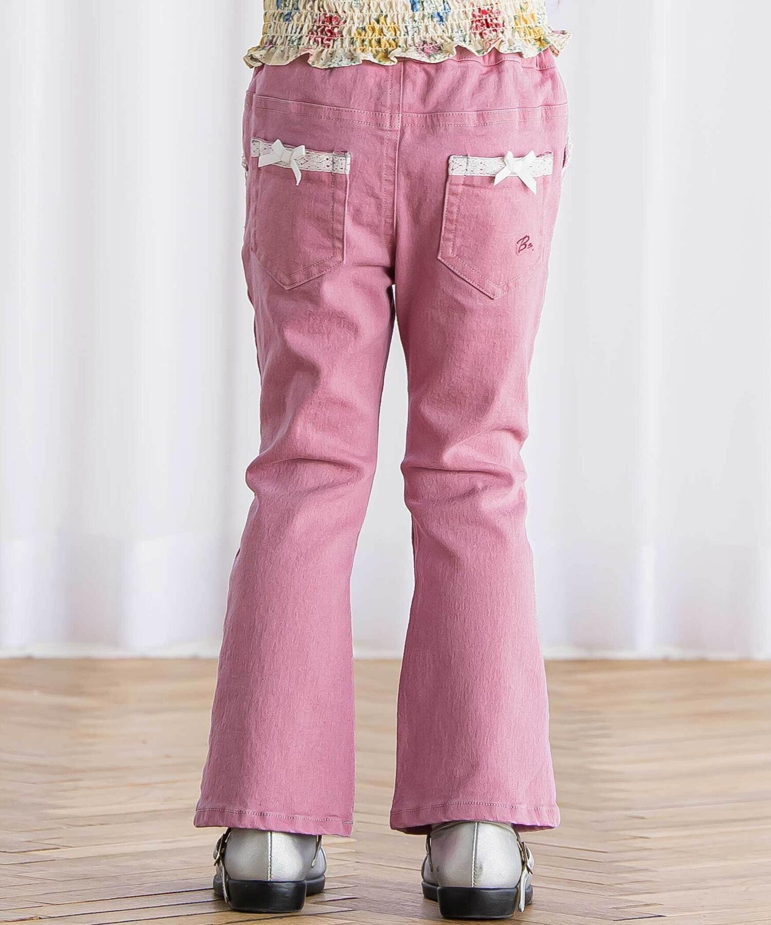 Длинные джинсы-клеш из джоггеры (90–160 см) BeBe, Pink