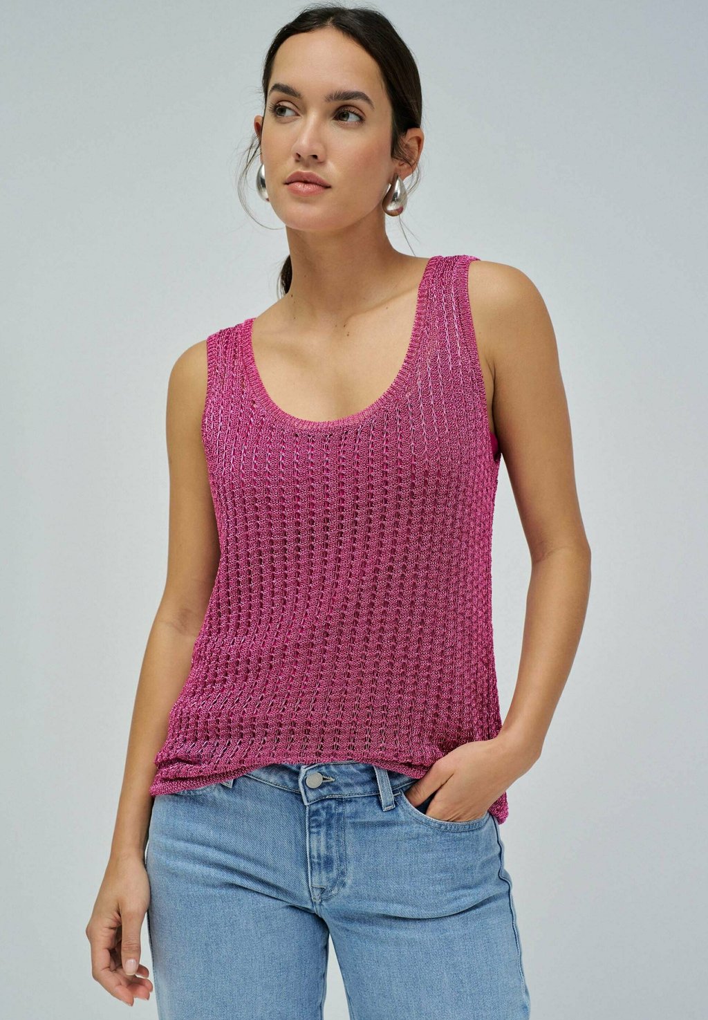 

Топ REGULAR Salsa Jeans, розовый