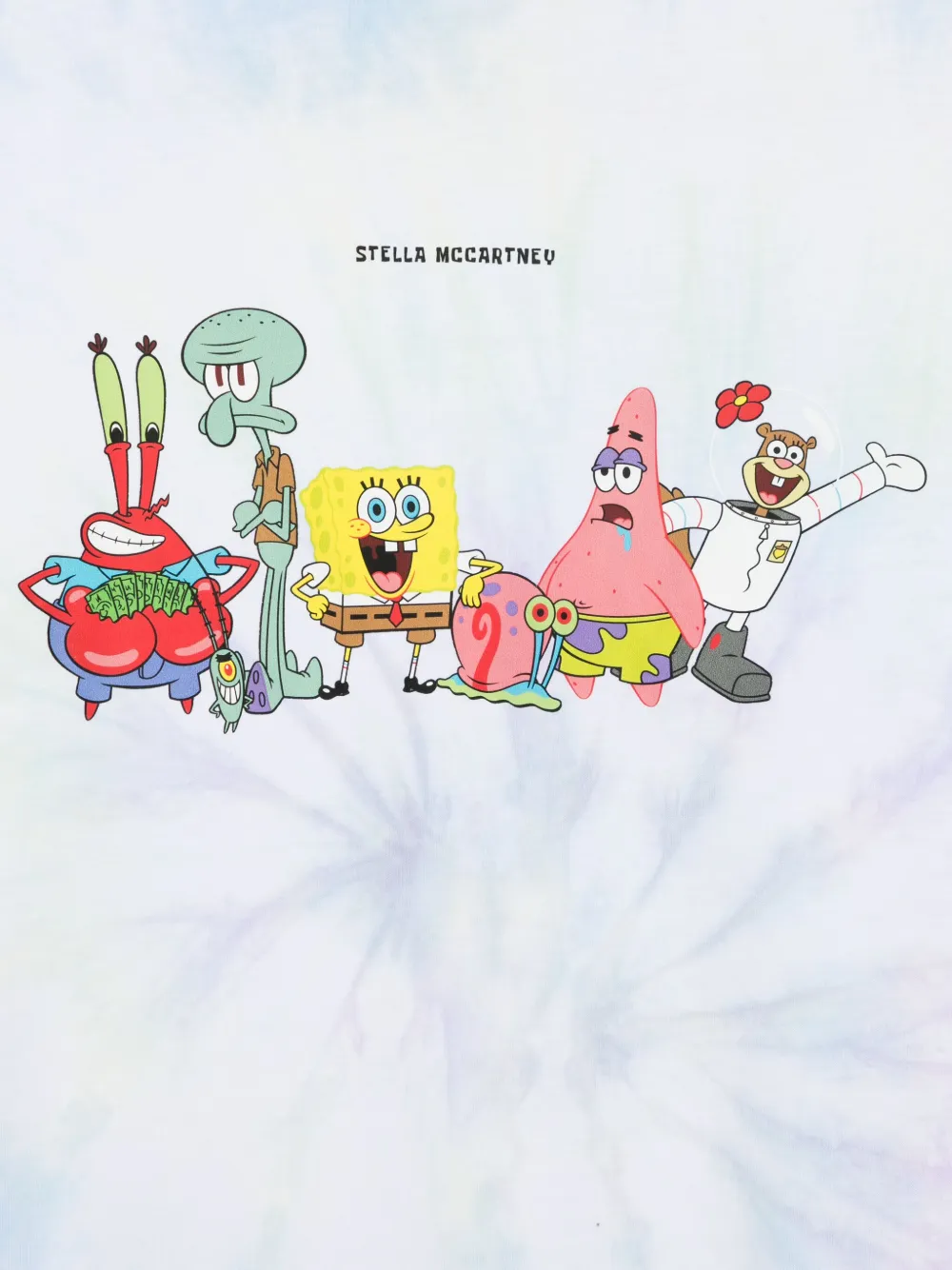 Платье-футболка SquarePants из коллаборации с SpongeBob Stella McCartney Kids, синий — фото 3