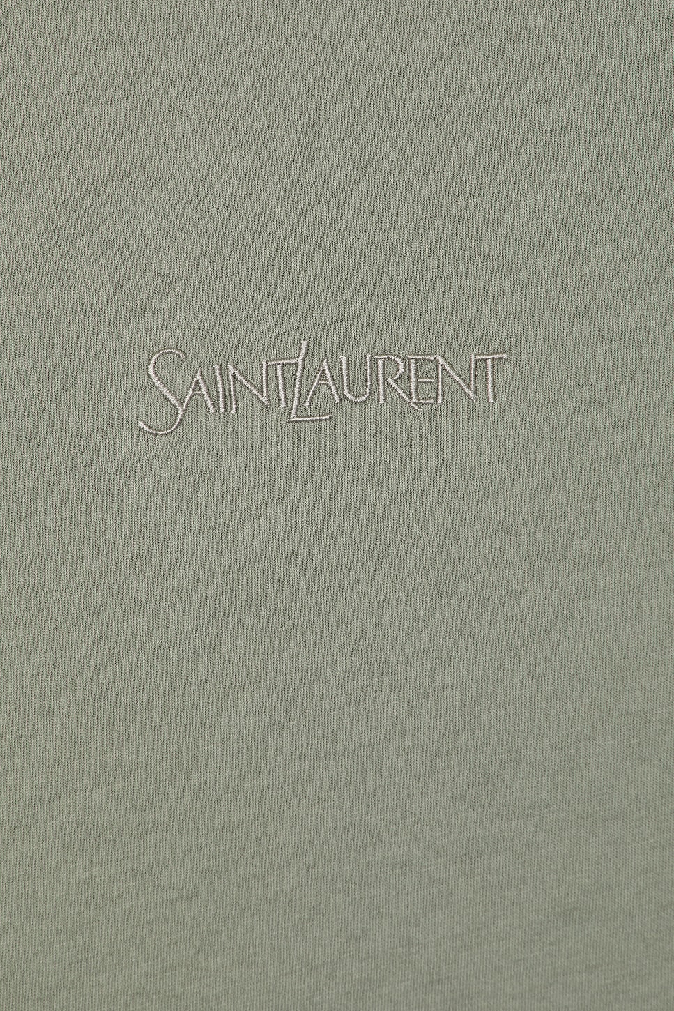 Футболка с коротким рукавом Saint Laurent, Gris Vert Blanchi — фото 3