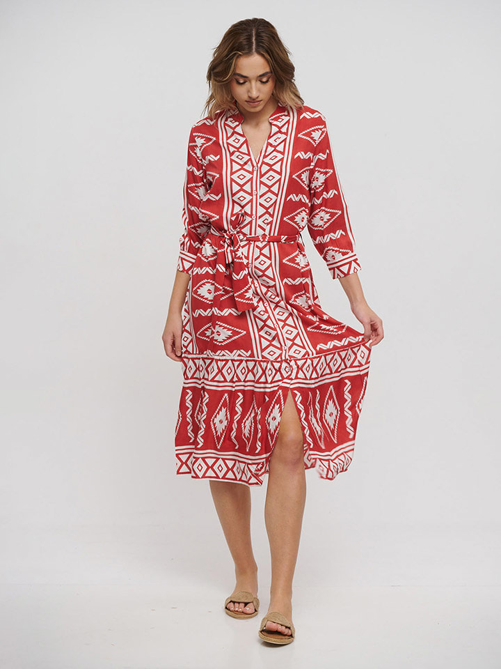 

Платье до колена BLE, красный