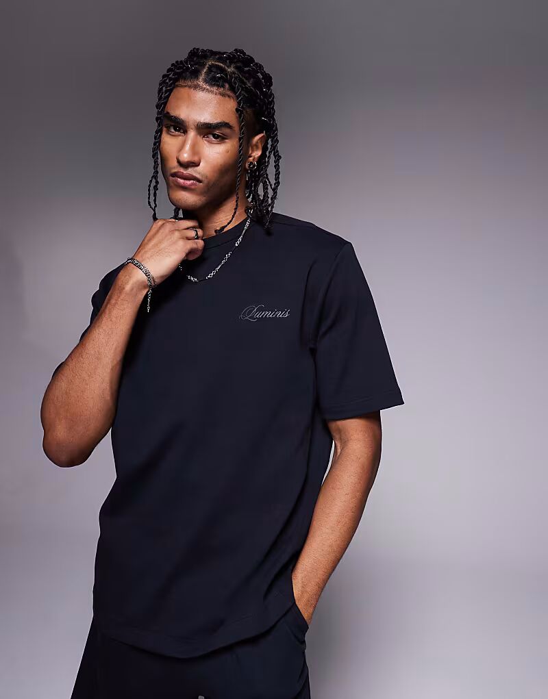 

Футболка River Island Luminis Coord черного цвета