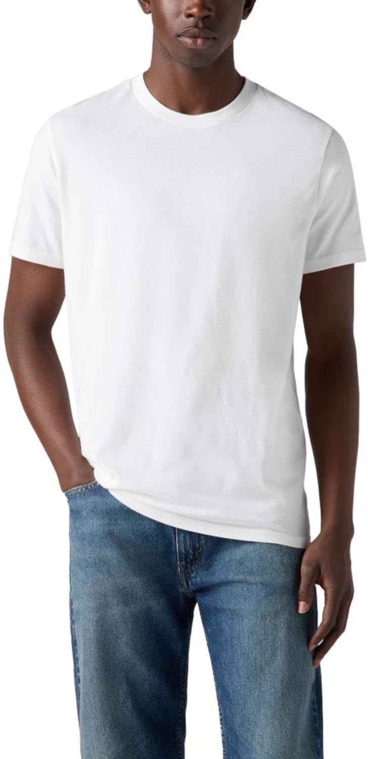 

Мужская техническая футболка Levi's с коротким рукавом, White, Белый, Мужская техническая футболка Levi's с коротким рукавом, White