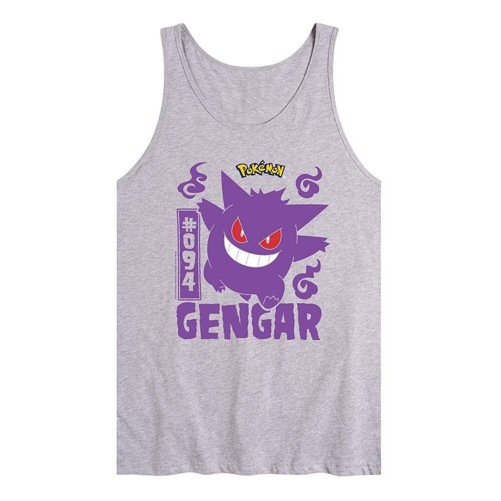 

Мужская майка Pokemon Gengar Licensed Character, серый