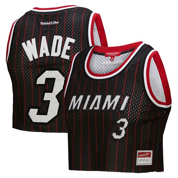

Женская баскетбольная майка mitchell & ness x dannijo dwyane wade black miami heat Unbranded