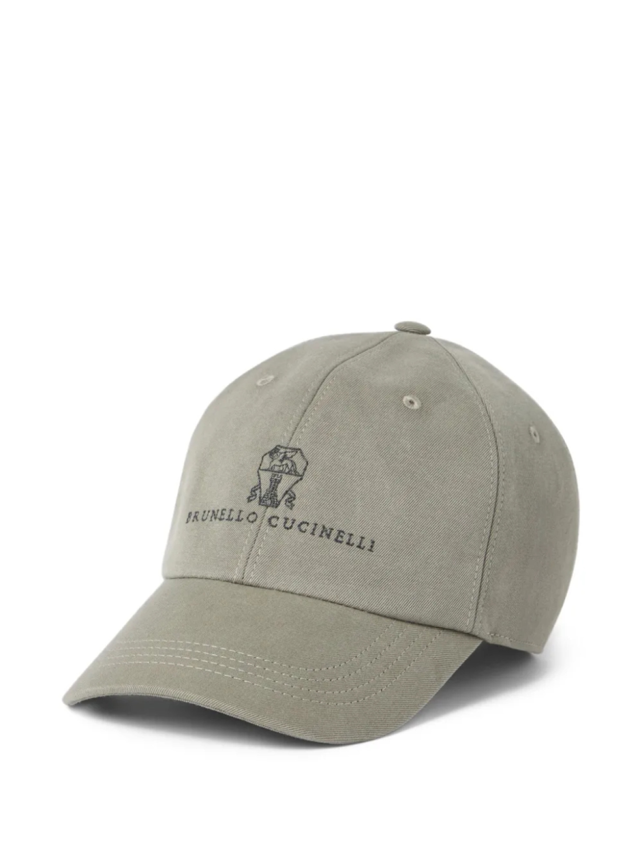 

Brunello Cucinelli бейсболка с вышивкой, зеленый