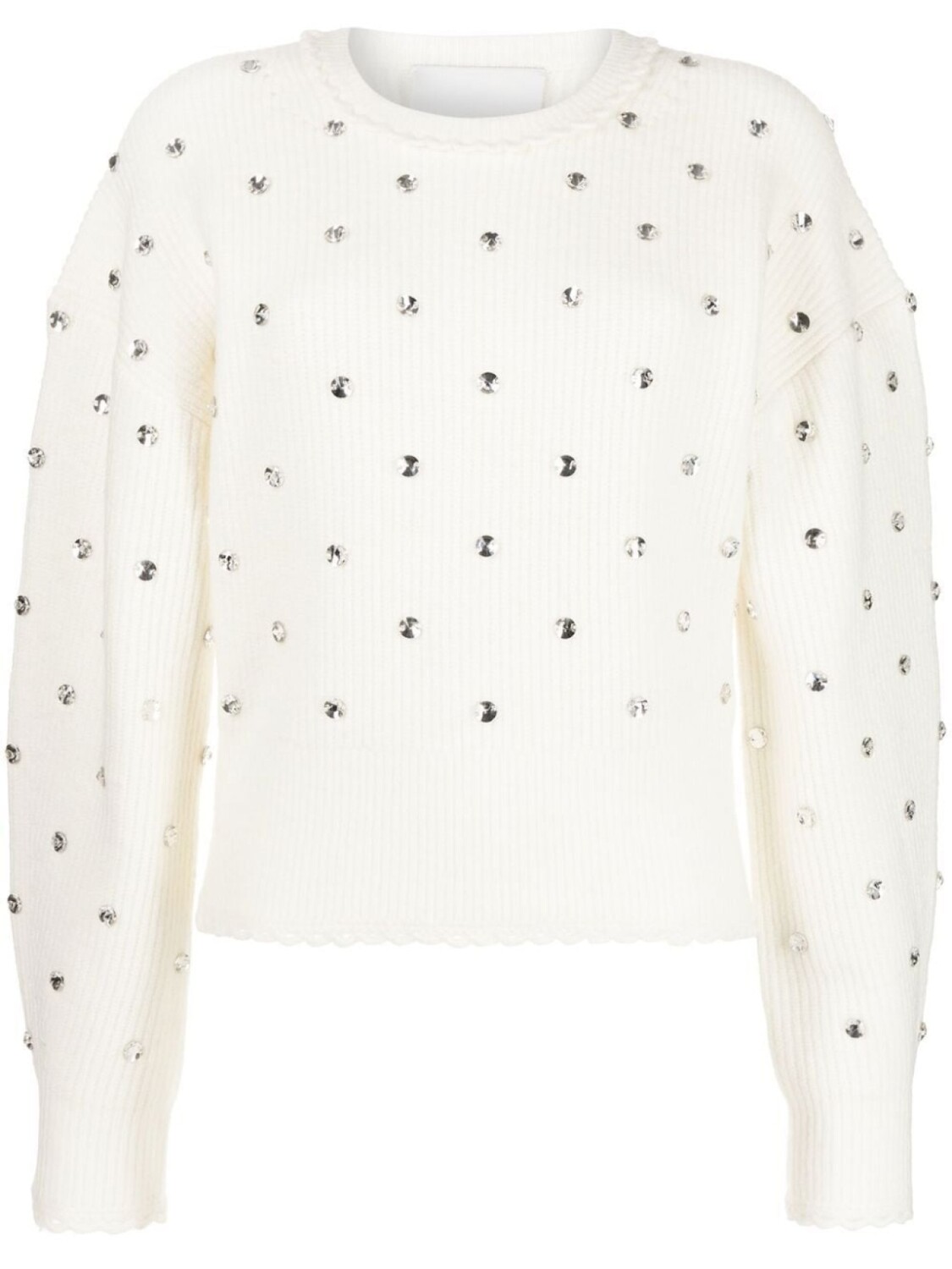 

3.1 Phillip Lim джемпер со стразами, белый