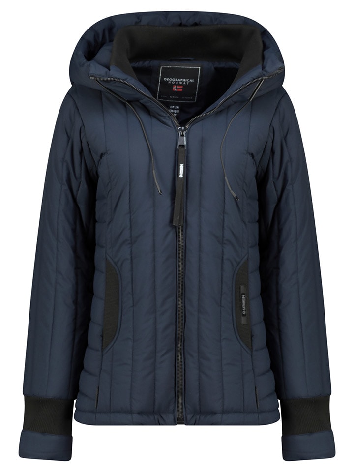 

Geographical Norway Стеганая куртка "Bitia" темно-синего цвета