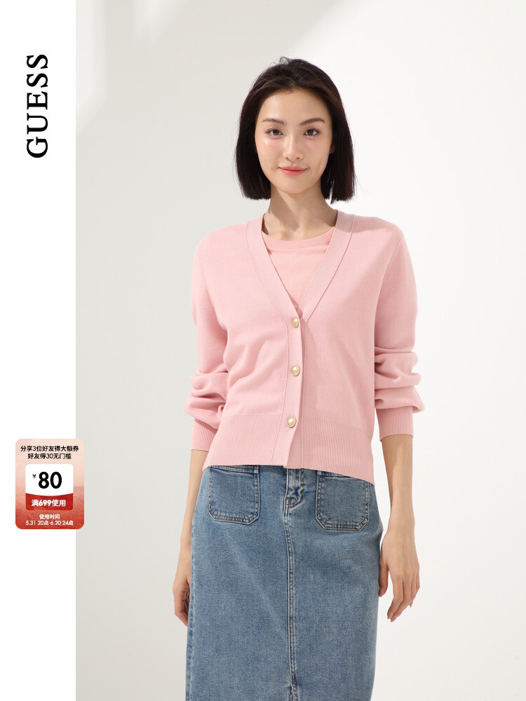 

Свитер женский Guess в классическом стиле, черный