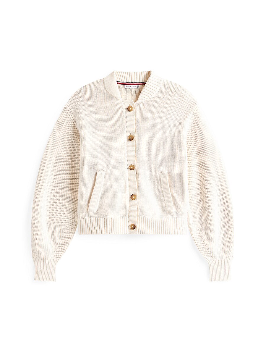 

Вязаный кардиган TOMMY HILFIGER, Wool White