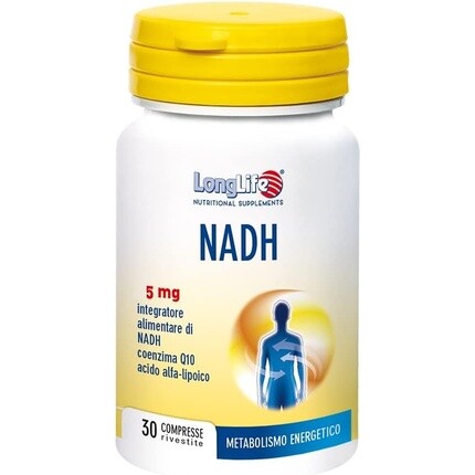

Долговечный NADH CoQ10 30 таблеток Phoenix Srl - Longlife