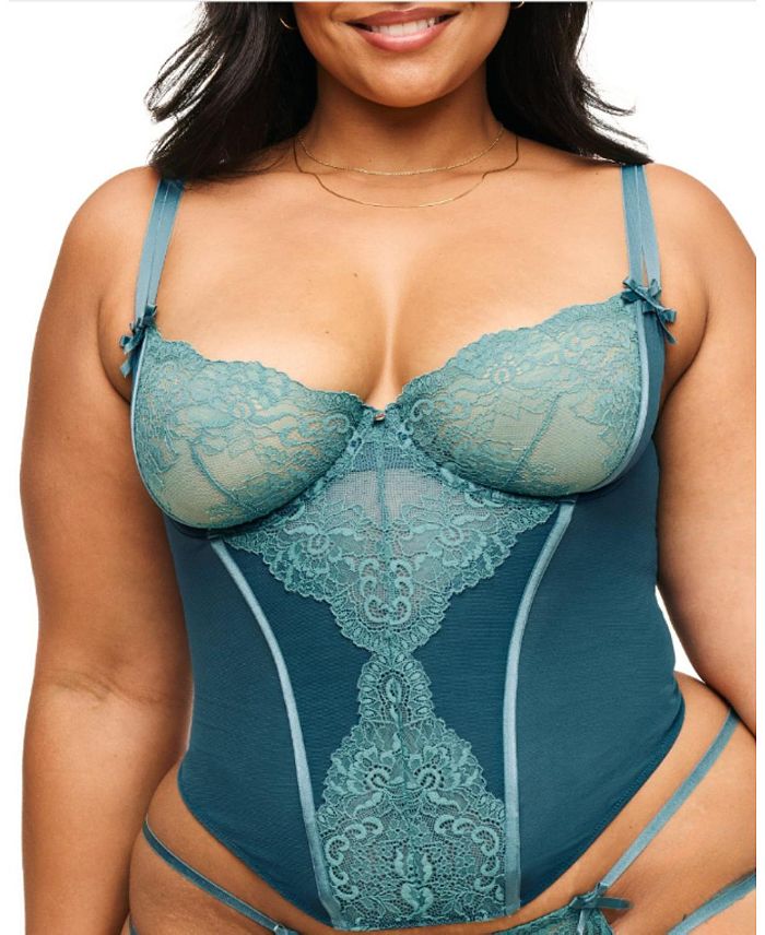 

Женское бюстье Liv размера Plus Unlined Demi Adore Me, зеленый