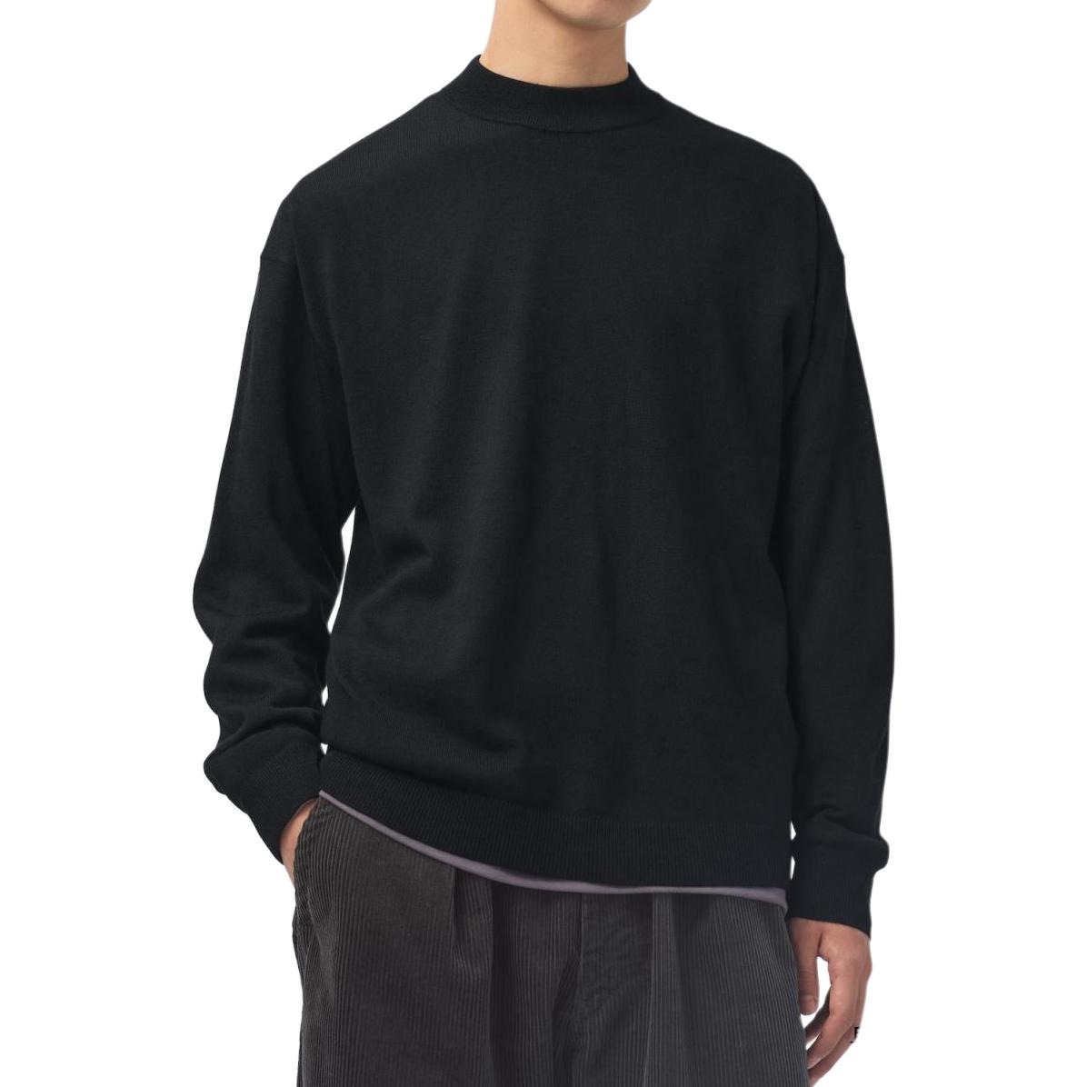 

Свитер унисекс черный UNIQLO