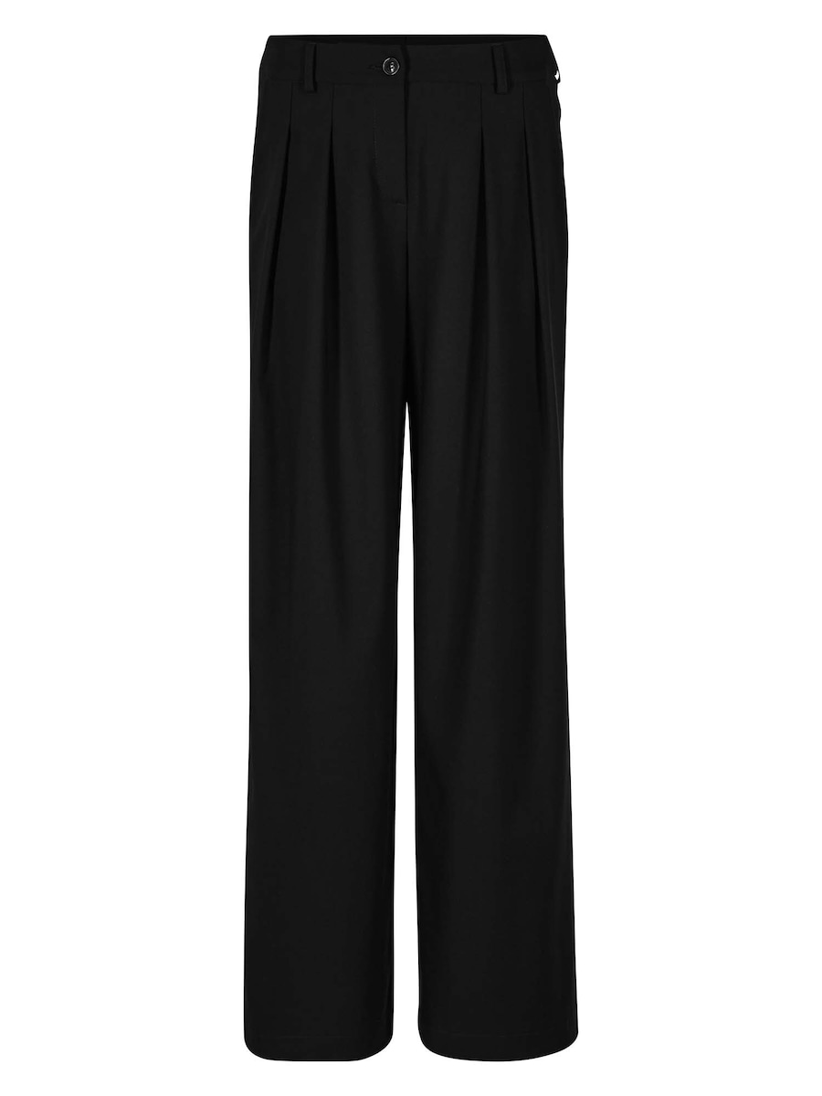 

Свободные брюки со складками спереди MADELEINE, черный