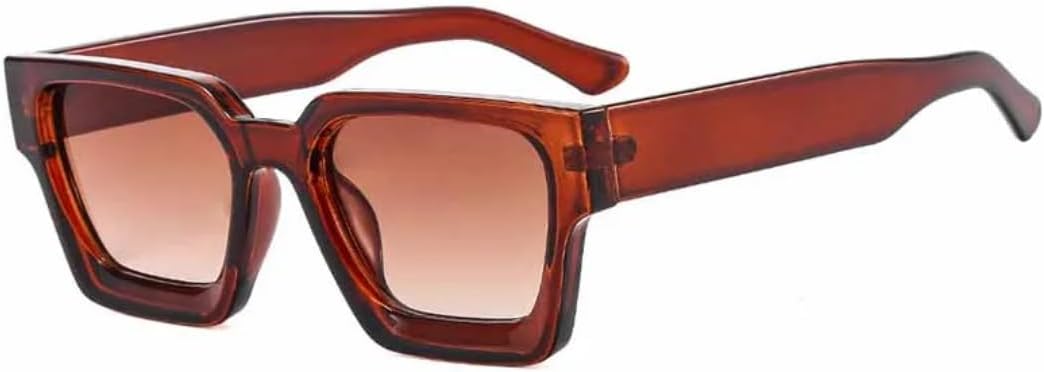 

Солнцезащитные очки с защитой UV400 | Маленькая оправа, линзы конфетного цвета | Для женщин и мужчин, для занятий спортом на открытом воздухе и вождения DSVIGF, Brown Tea