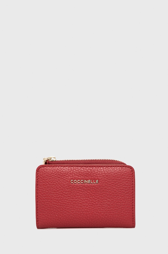 

Кожаный кошелек Coccinelle, бордовый