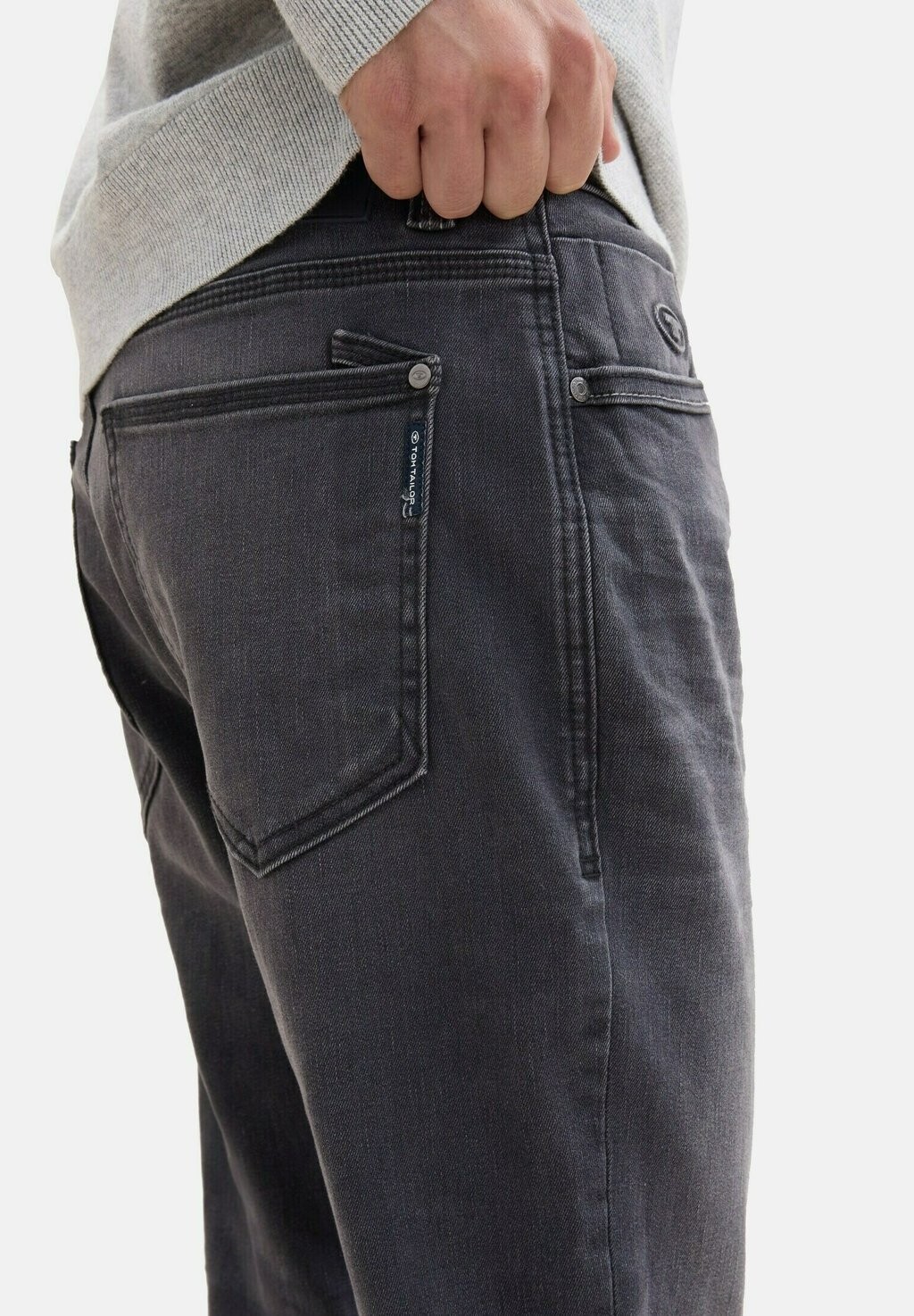 

Джинсы прямого кроя SLIM TOM TAILOR, черный