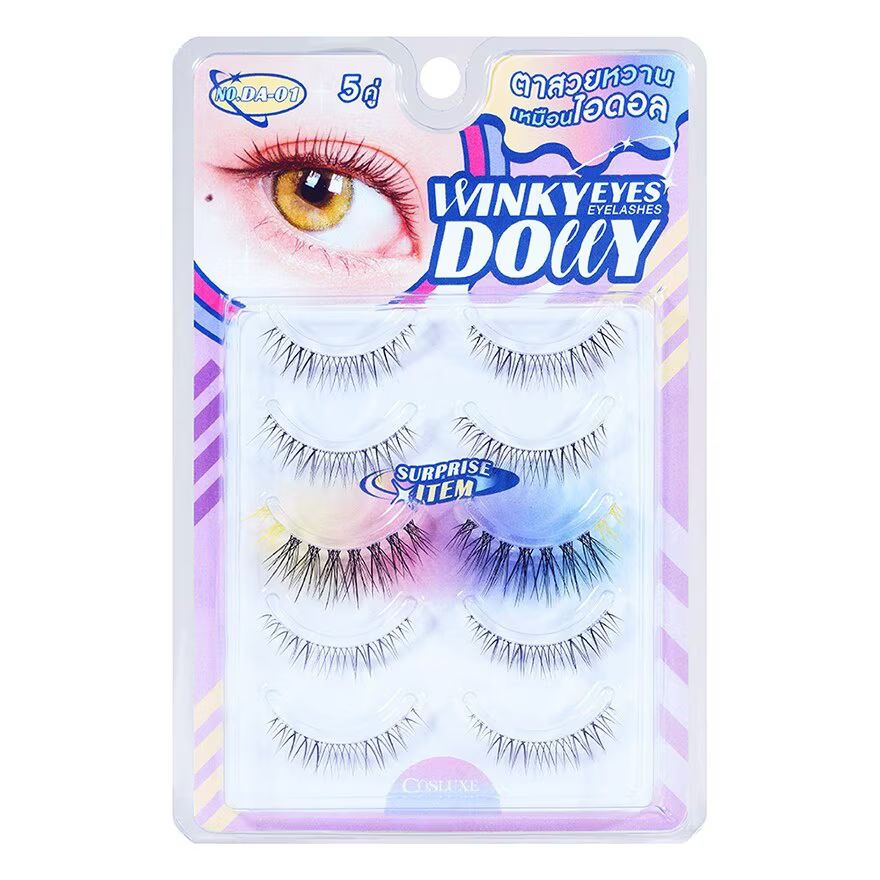 

Cosluxe Ресницы Winky Eyes Dolly 5 пар DA-01, DA-