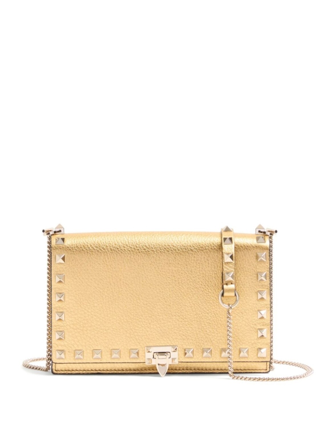 

Мини-сумка Rockstud Valentino Garavani, золотой