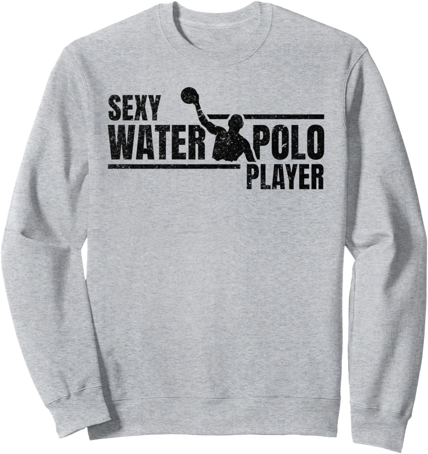 

Игра в водное поло - Сексуальная толстовка игрока в водное поло Waterpolo Sport Waterpolo Game, серый