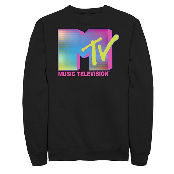 

Флисовая толстовка с флуоресцентным логотипом MTV Music Television Big & Tall Licensed Character