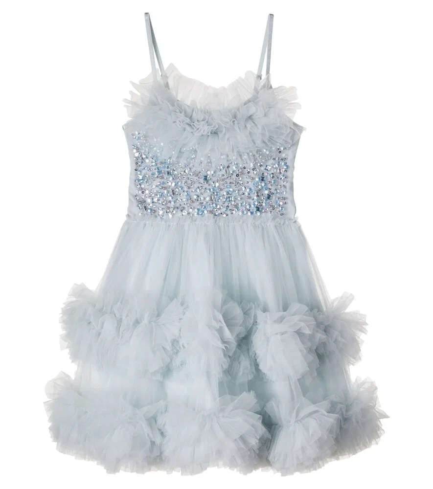 Платье из тюля с хлопковой отделкой от Costal Glow Tutu Du Monde, синий
