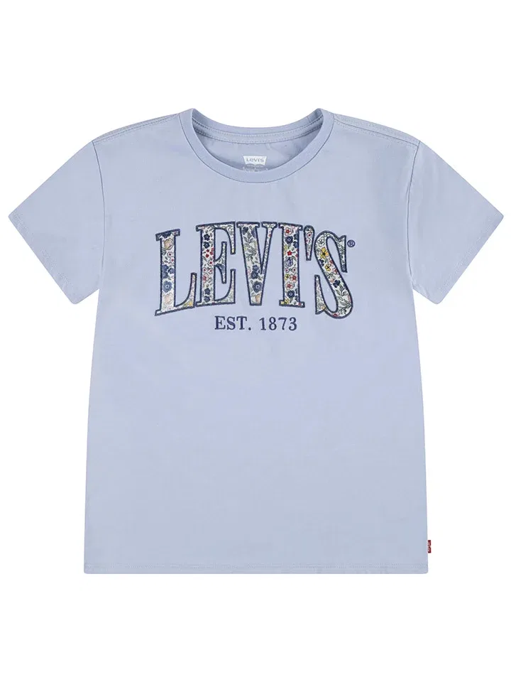Футболка с логотипом Levi's Kids, голубой