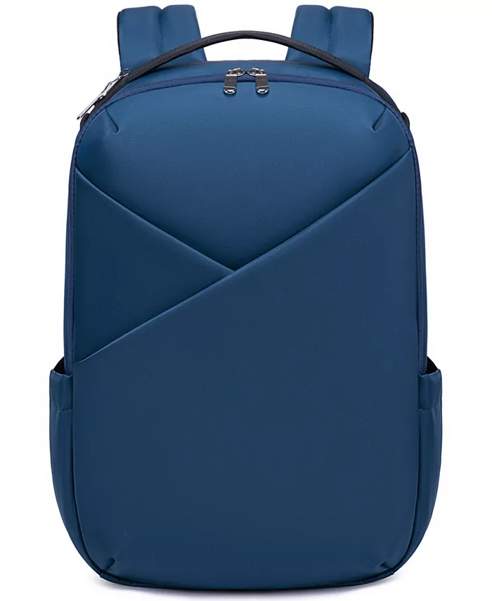 

Повседневный рюкзак Origami для 16-дюймового ноутбука черный ультра-сатин нейлон унисекс рабочий и туристический многокамерный рюкзак Lux & Nyx