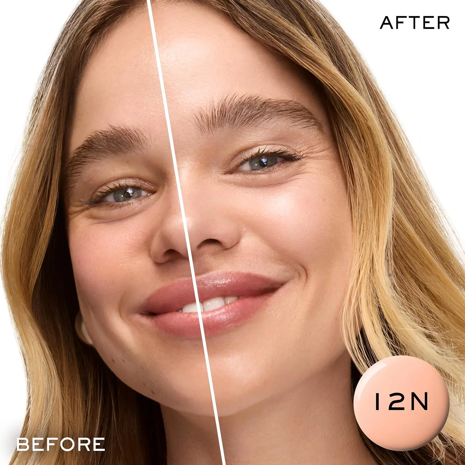 Lancôme Idôle 3 Serum Supertint Skin Tint - тональная основа с ниацинамидом и гиалуроновой кислотой для 24-часового увлажнения и ровного тона, 12N: Fair Skin with Neutral Peachy Tones — фото 3