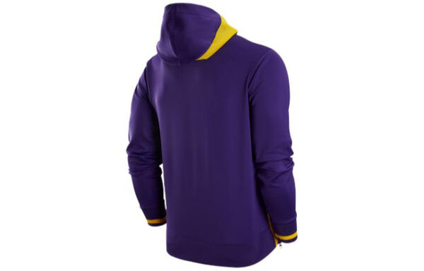 Толстовка Nike NBA Logo Zipped Hooded Jacket 'Lakers Purple', фиолетовый — фото 2