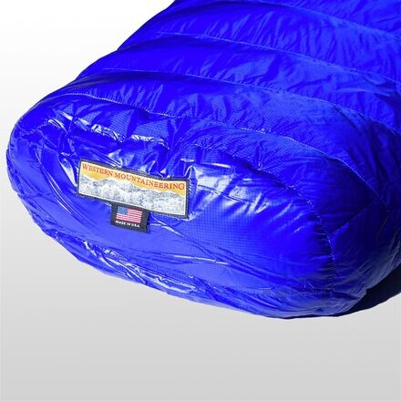 

Спальный мешок UltraLite: пух 20F Western Mountaineering, темно-синий